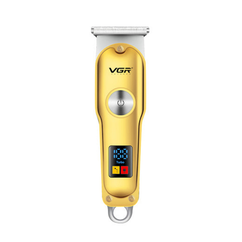 ماشین اصلاح موی سر و صورت وی جی ار مدل V-290 با تیغه استیل ضد زنگ، نمایشگر دیجیتال، قابلیت دو سرعته، منبع تغذیه برق و شارژ، سه شانه اصلاح 1 تا 3 میلی‌متر، مدت زمان استفاده 120 دقیقه و شارژ 90 دقیقه - تصویر 2